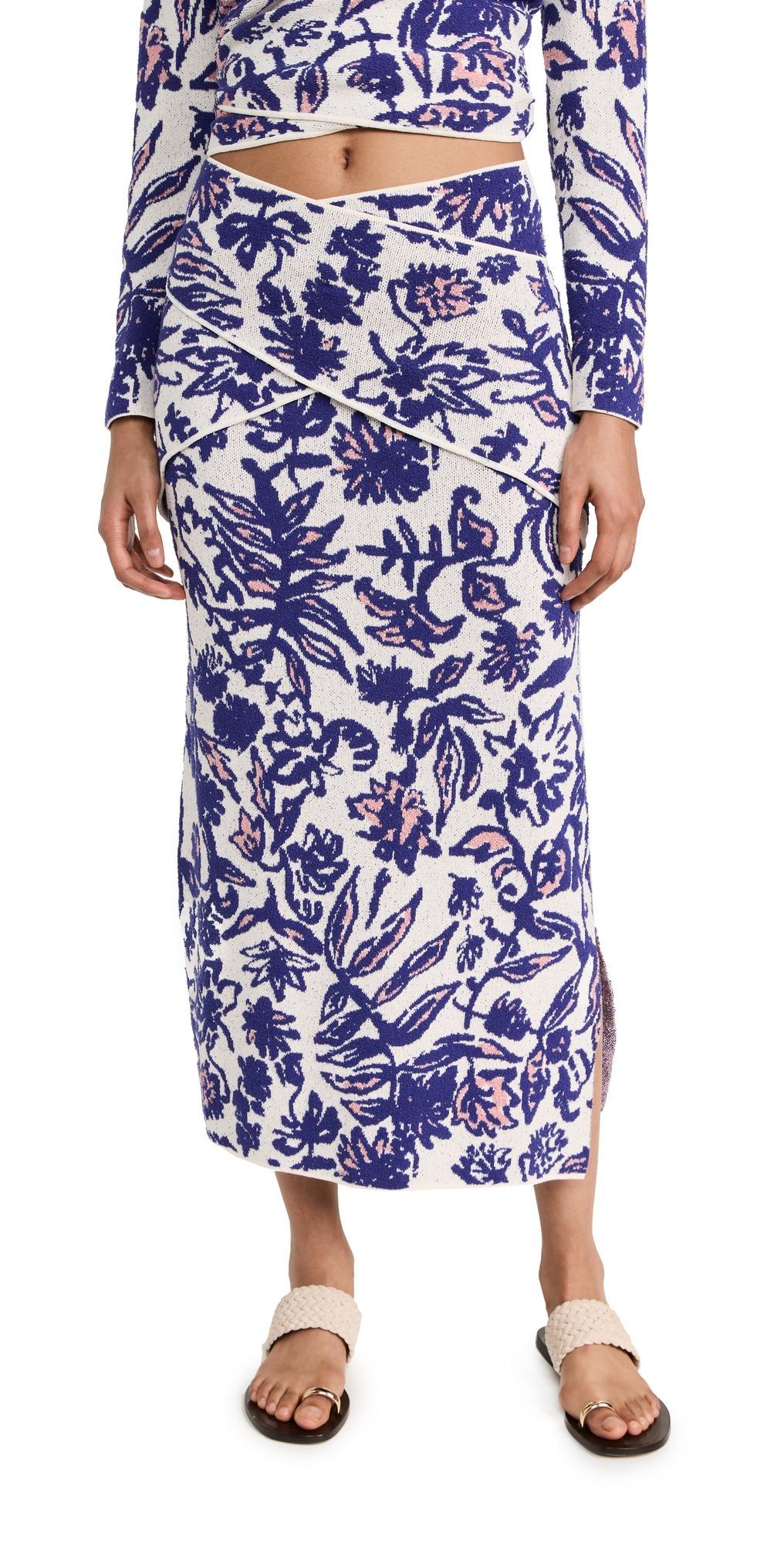 Altuzarra Kyra Skirt PAPYRUS FLORAL JACQ XS product image