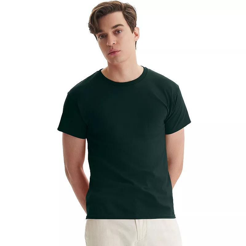 Mens Hanes Essentials 6-Pack Cotton T-Shirt Product Image