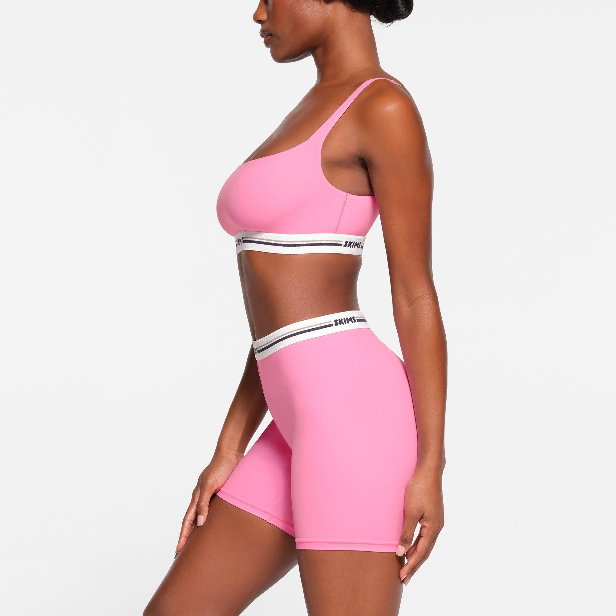 FITS EVERYBODY LOGO BIKE SHORT | SUGAR PINK Product Image