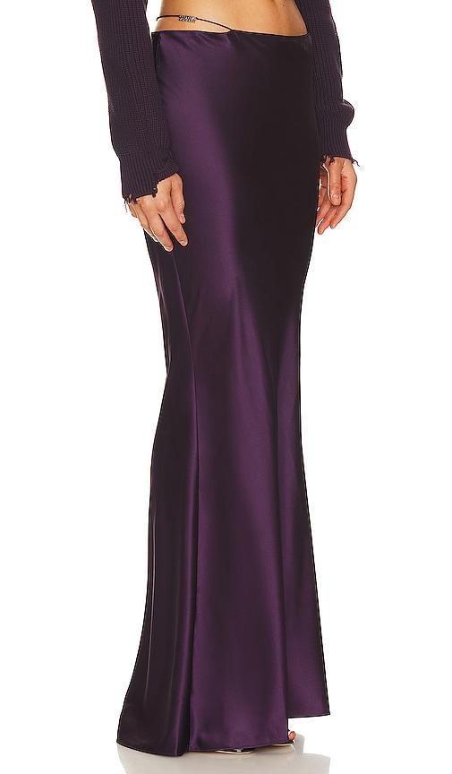 SER.O.YA Silvana Maxi Skirt in Purple. Product Image