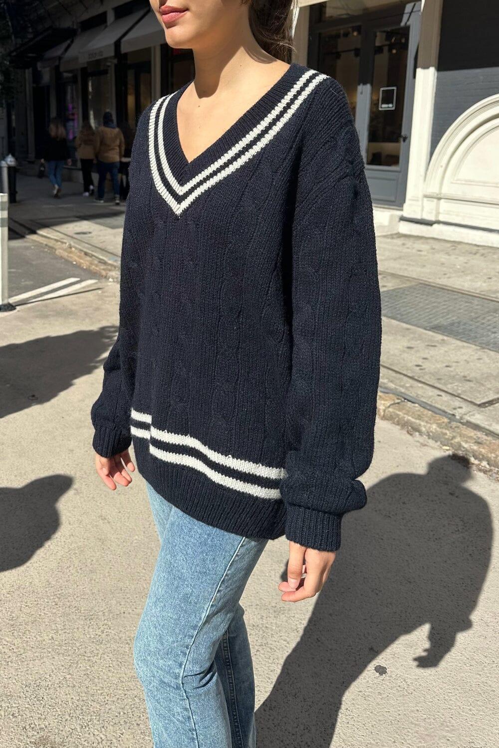 Nikki Heavy Wool Stripe Sweater Product Image