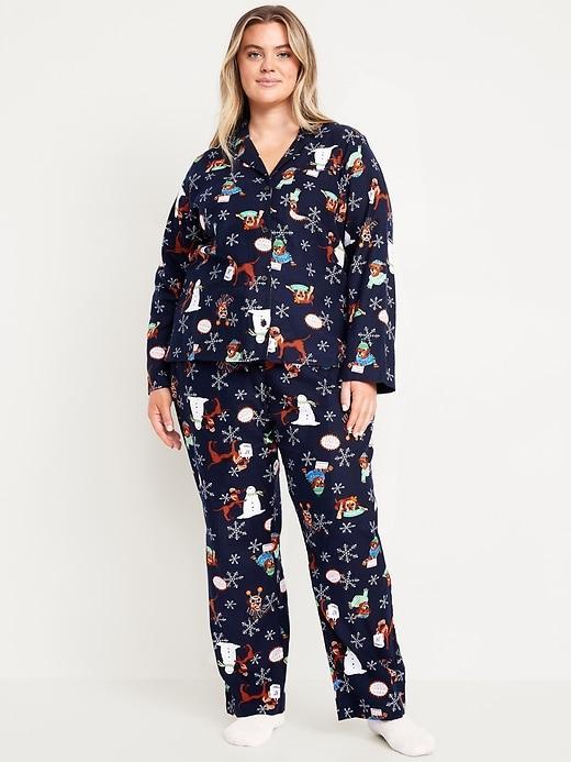 Flannel Pajama Set for Women Product Image