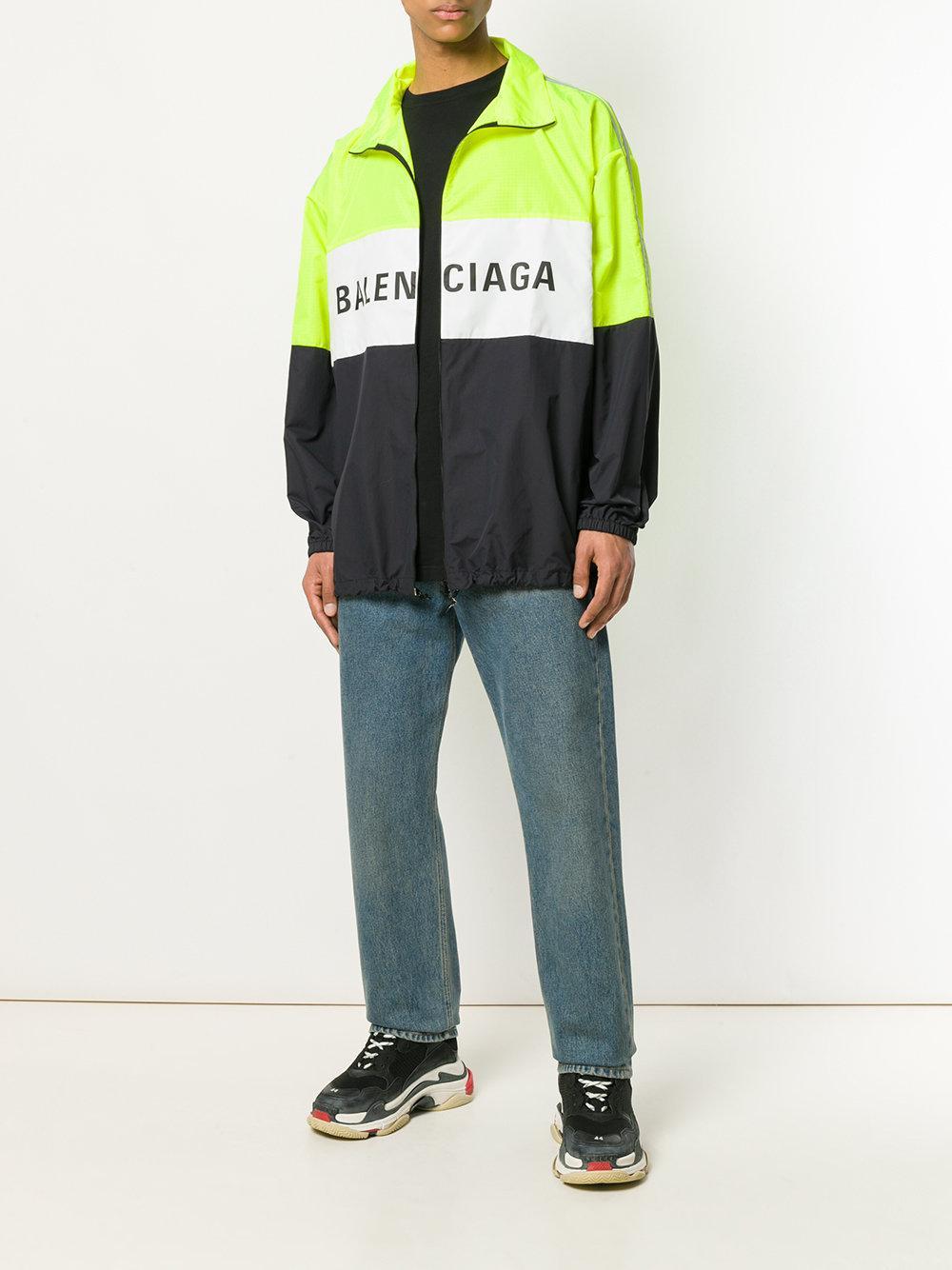 BALENCIAGA Logo Casual Jacket In Black Product Image