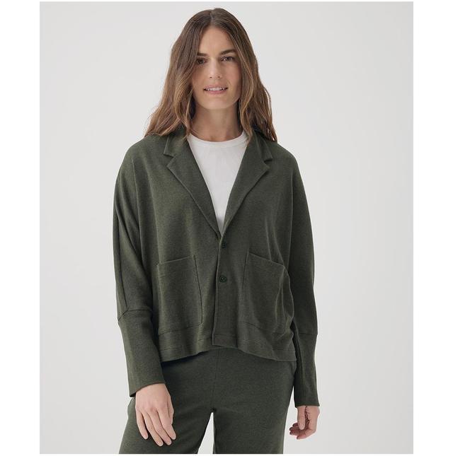 Pact Womens Organic Cotton Airplane Relaxed Blazer Product Image