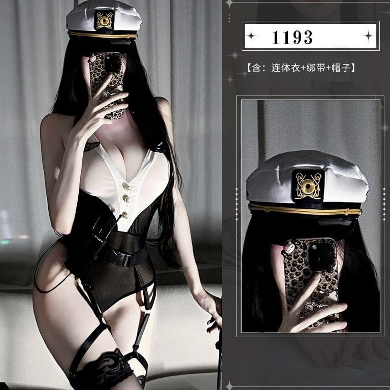 Police Lingerie Costume Set Product Image