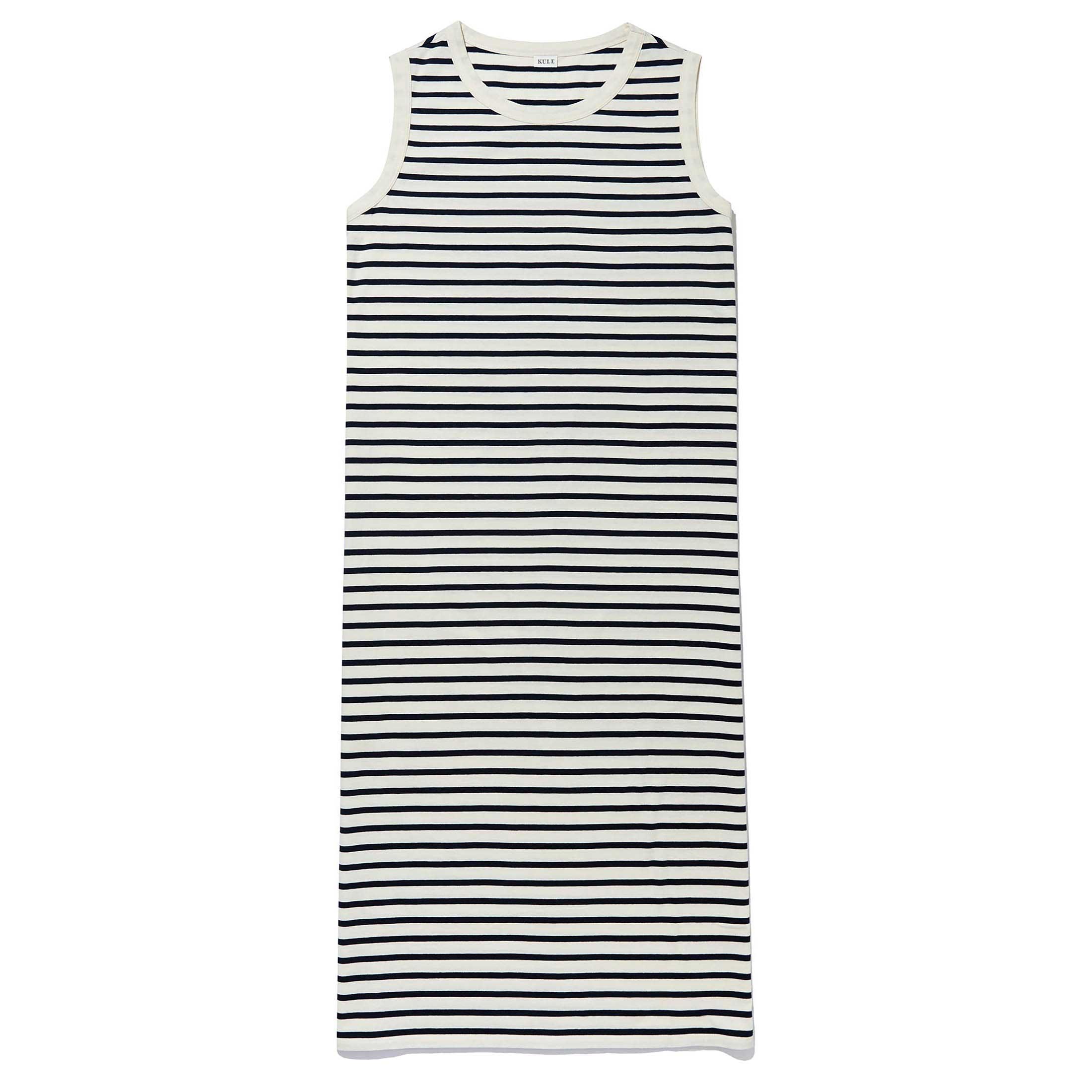 The Tank Dress - Cream/Navy Female Product Image