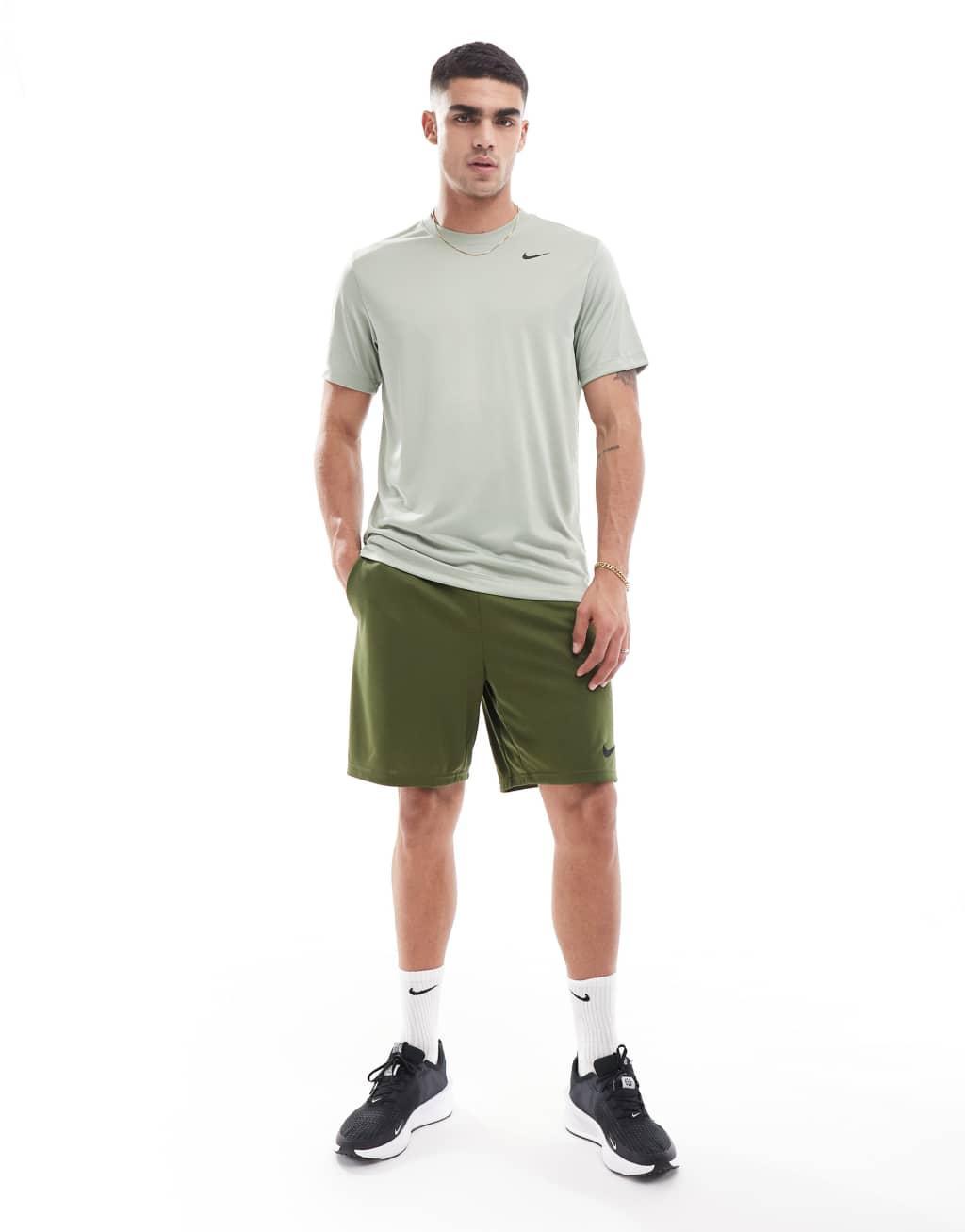 Nike Training Dri-Fit Reset t-shirt in light green Product Image