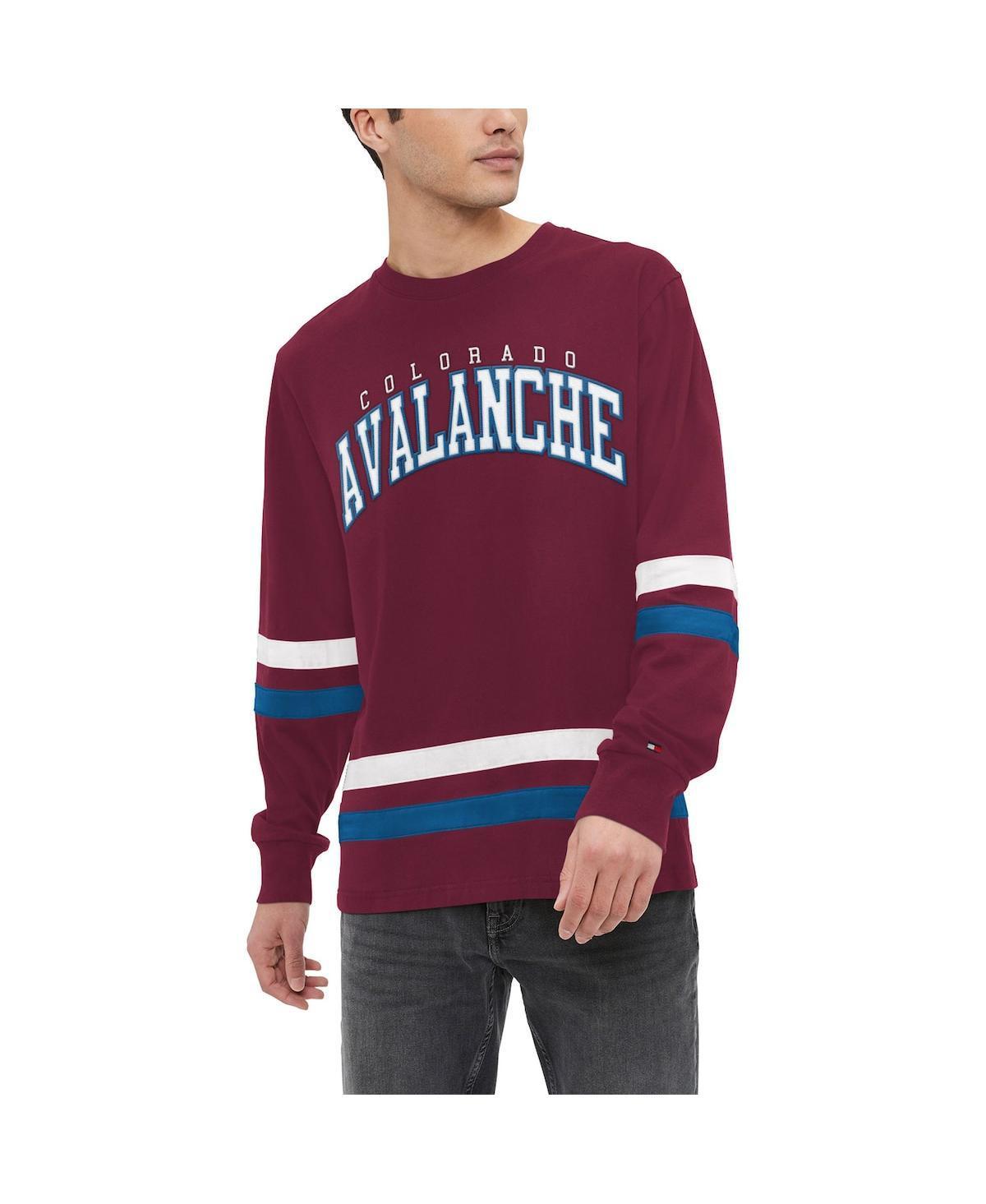 Mens Tommy Hilfiger Burgundy Colorado Avalanche Nolan Long Sleeve T-Shirt Product Image