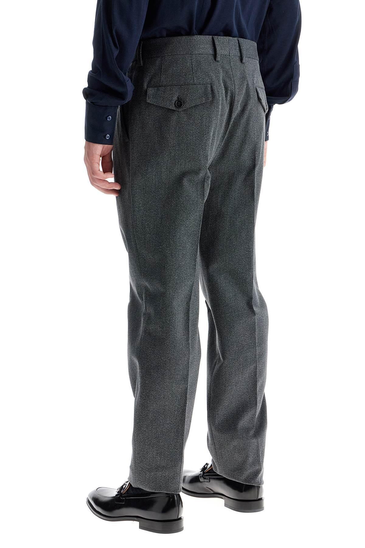 BRUNELLO CUCINELLI Wool Pant In Grey Product Image