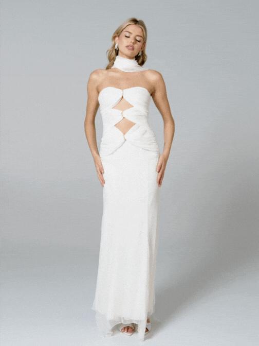 Cassandra Dress (White) Product Image