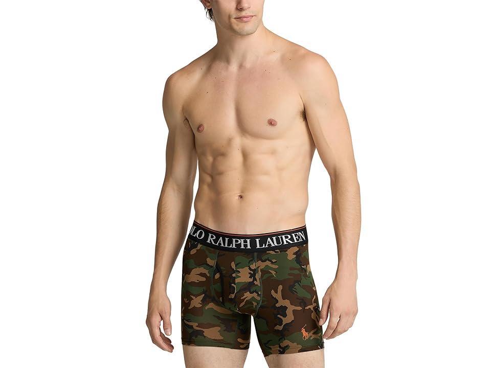 Polo Ralph Lauren 4D Flex Cooling Microfiber Boxer Brief 3-Pack (Multicolor) Men's Underwear Product Image