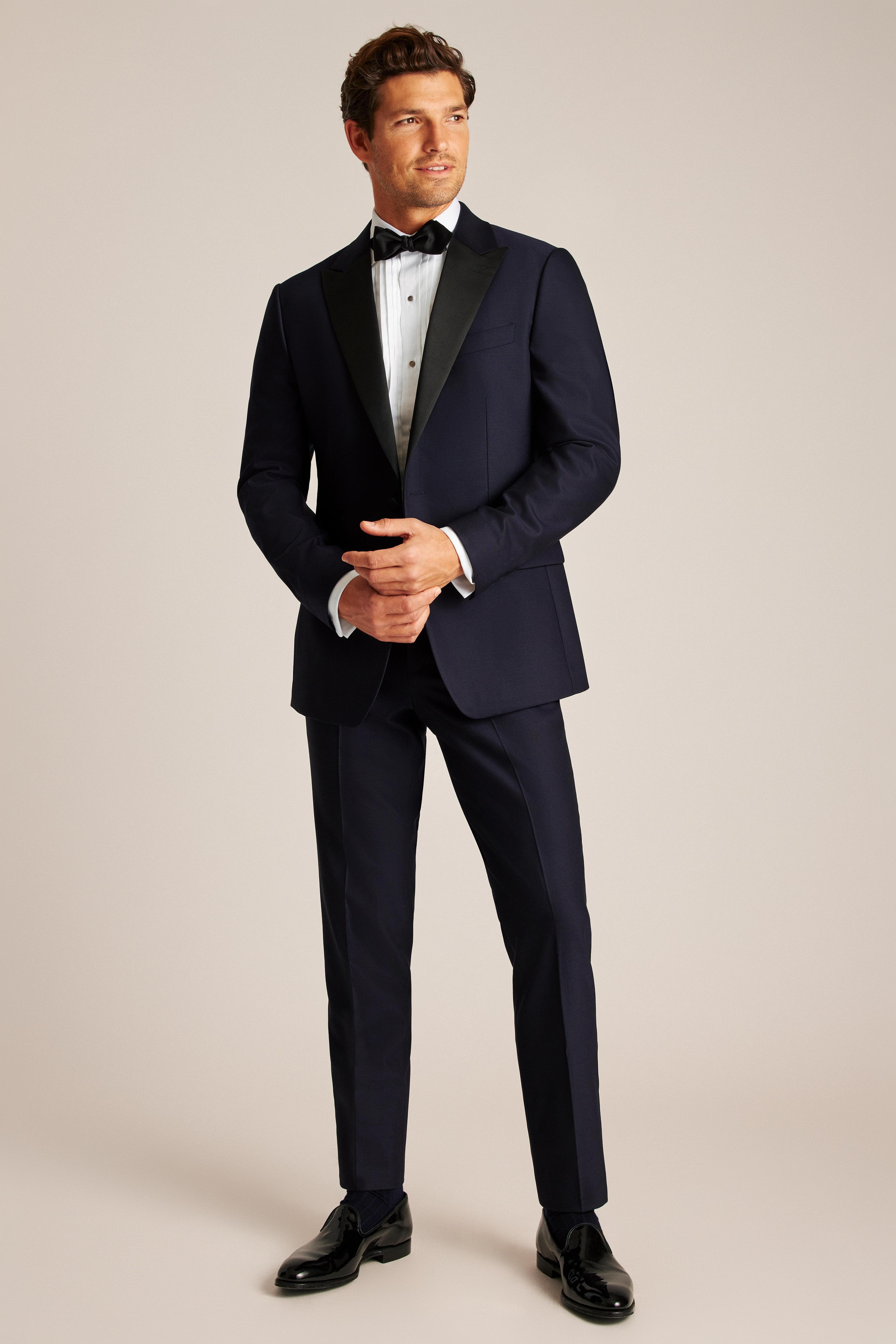 Empire Stretch Italian Wool Tuxedo Jacket Product Image