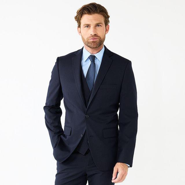 Mens Apt. 9 Premier Flex Performance Slim-Fit Washable Suit Jacket Blue Product Image