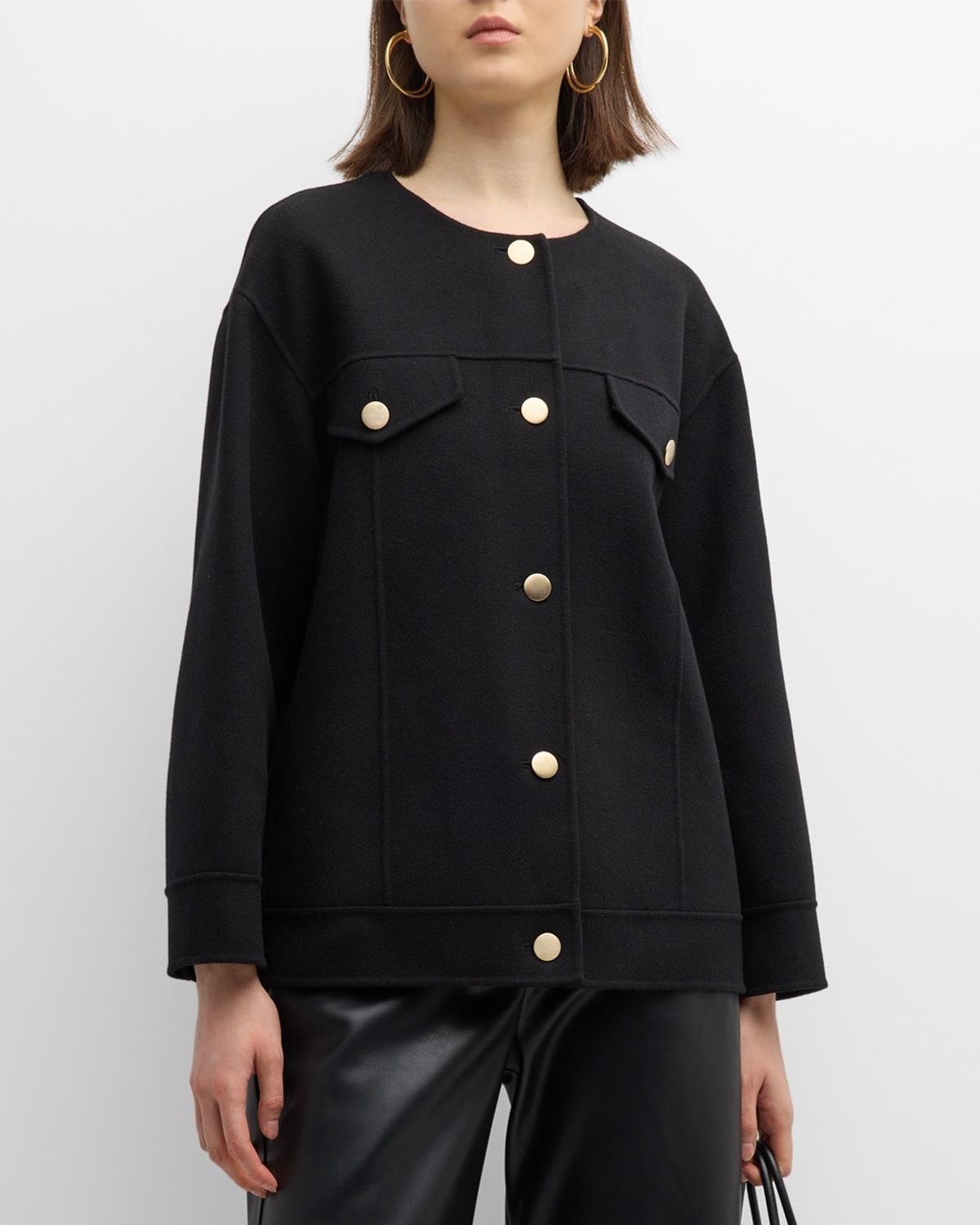 Florence Short Wool Coat Product Image