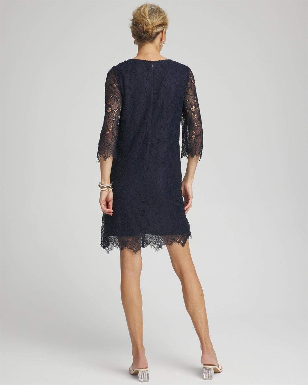 Floral Lace Shift Dress Product Image