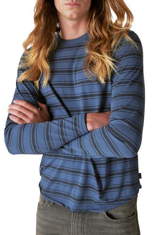 Lucky Brand Venice Stripe Long Sleeve T-Shirt Product Image