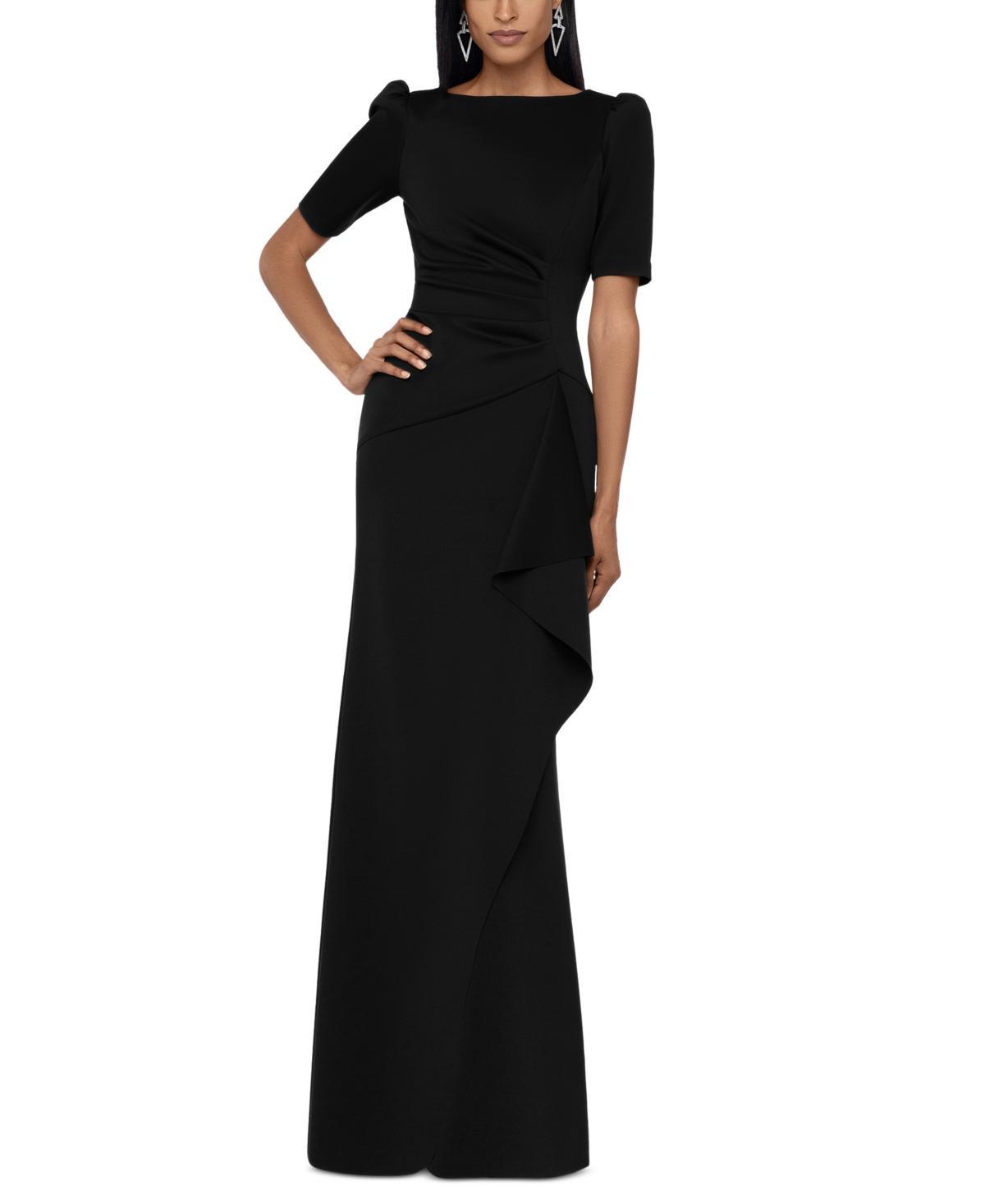 Xscape Evenings Ruched Scuba Crepe Gown Product Image