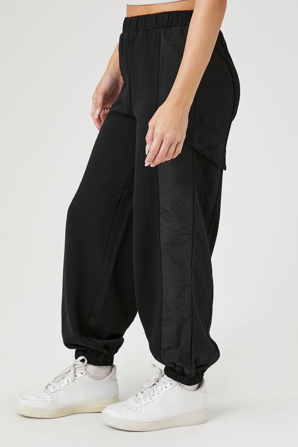 Twill High-Rise Cargo Pants | Forever 21 Product Image