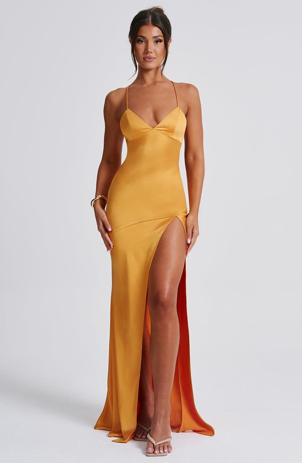 Isobel Maxi Dress - Tangerine Product Image