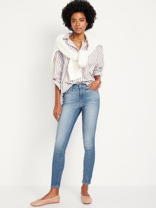 High-Waisted Rockstar Super-Skinny Jeans product image