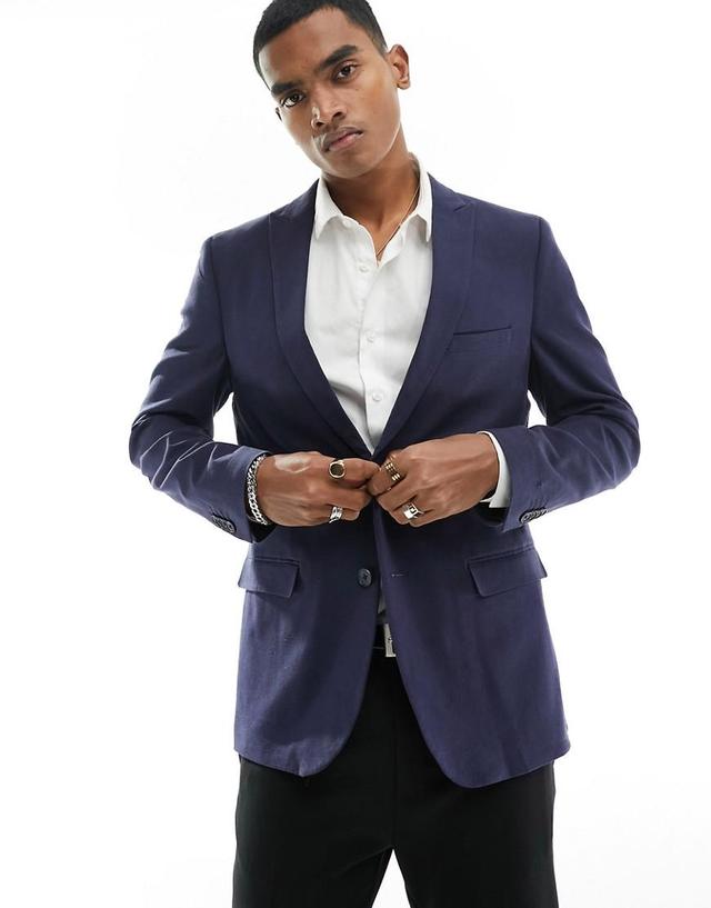 French Connection linen look formal suit jacket Product Image