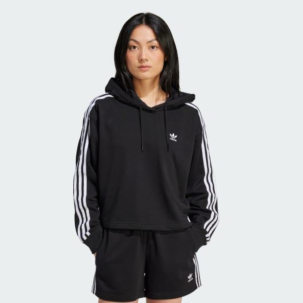 Adicolor 3-Stripes Short Hoodie Product Image