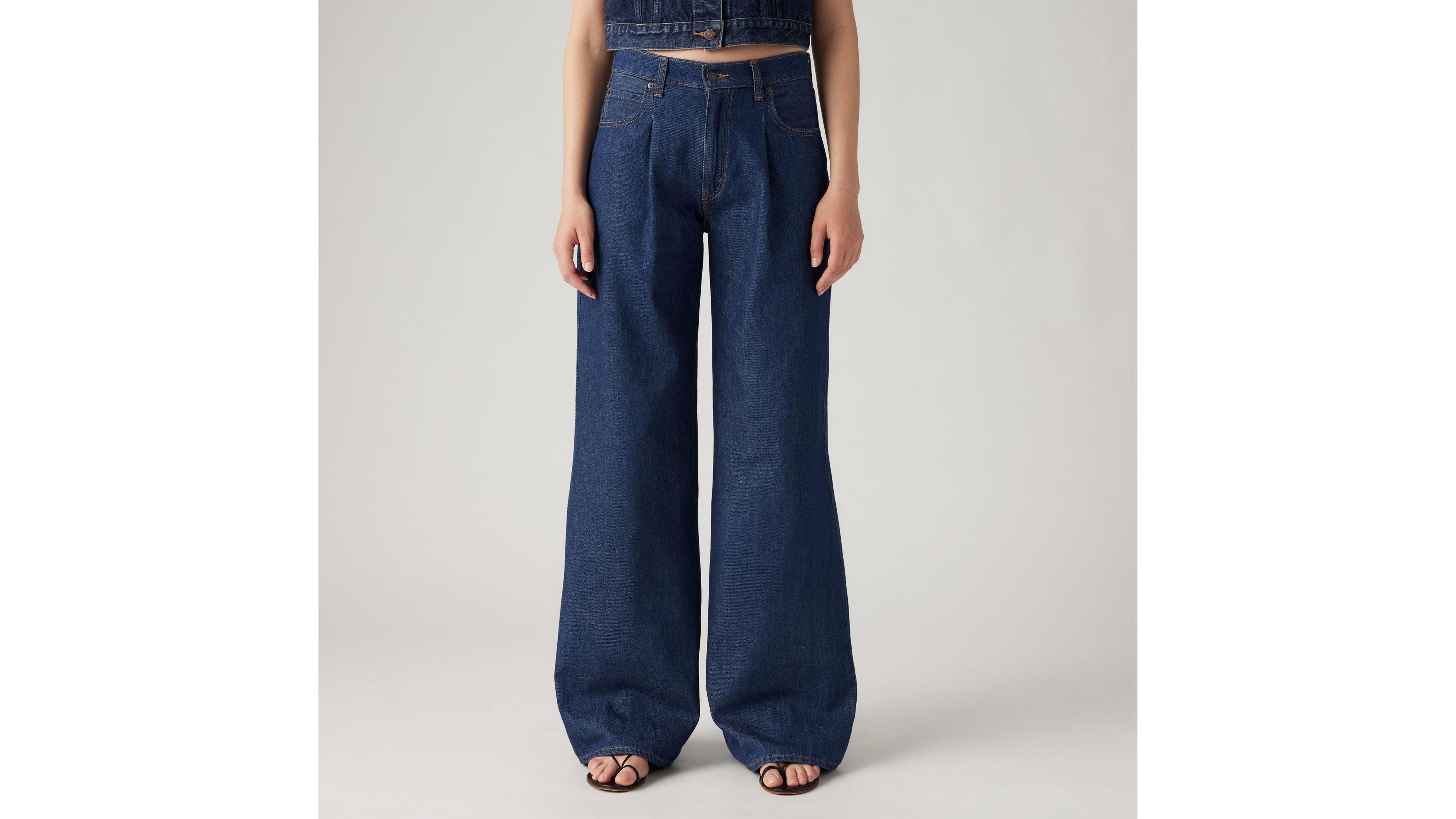 Baggy Dad Wide Leg Women's Jeans Product Image