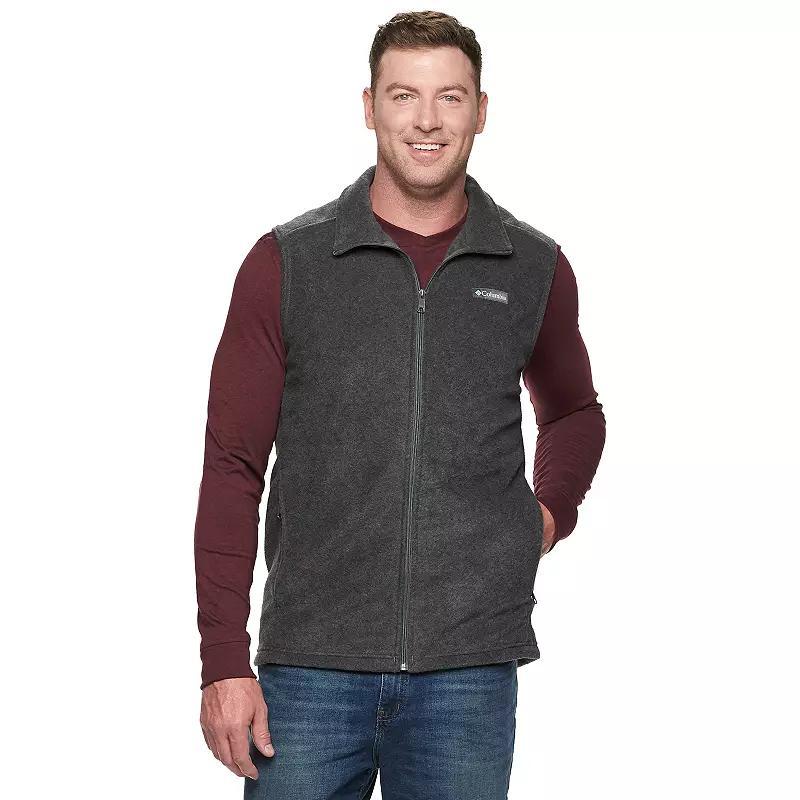 Big & Tall Columbia Steens Mountain Vest, Mens Grey Heather Product Image