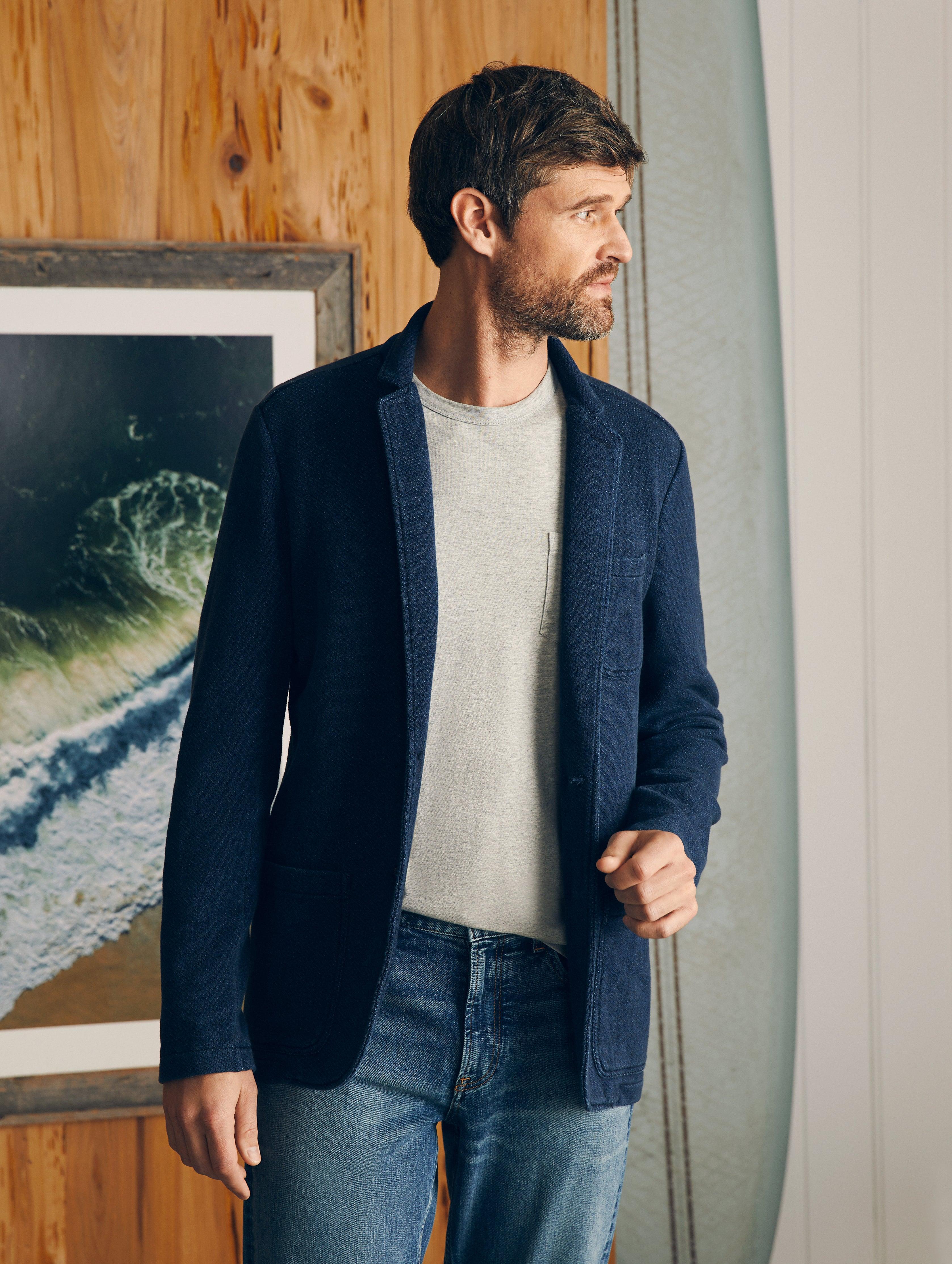 Inlet Knit Blazer - Hendricks Indigo Wash Male Product Image