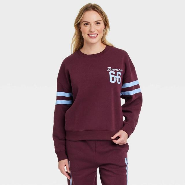 Womens 1966 Bronco Graphic Sweatshirt - Mauve Product Image