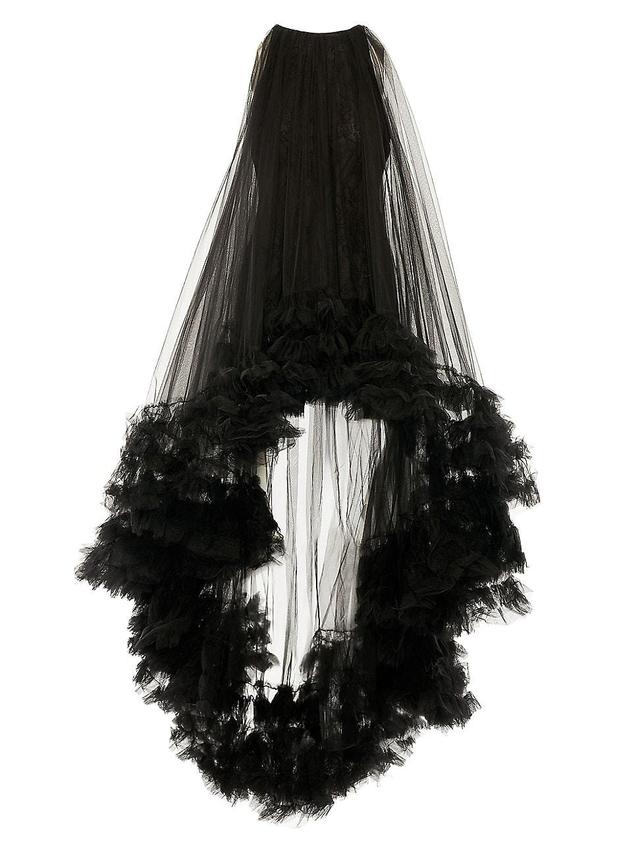 Womens High-Low Tulle Gown Product Image