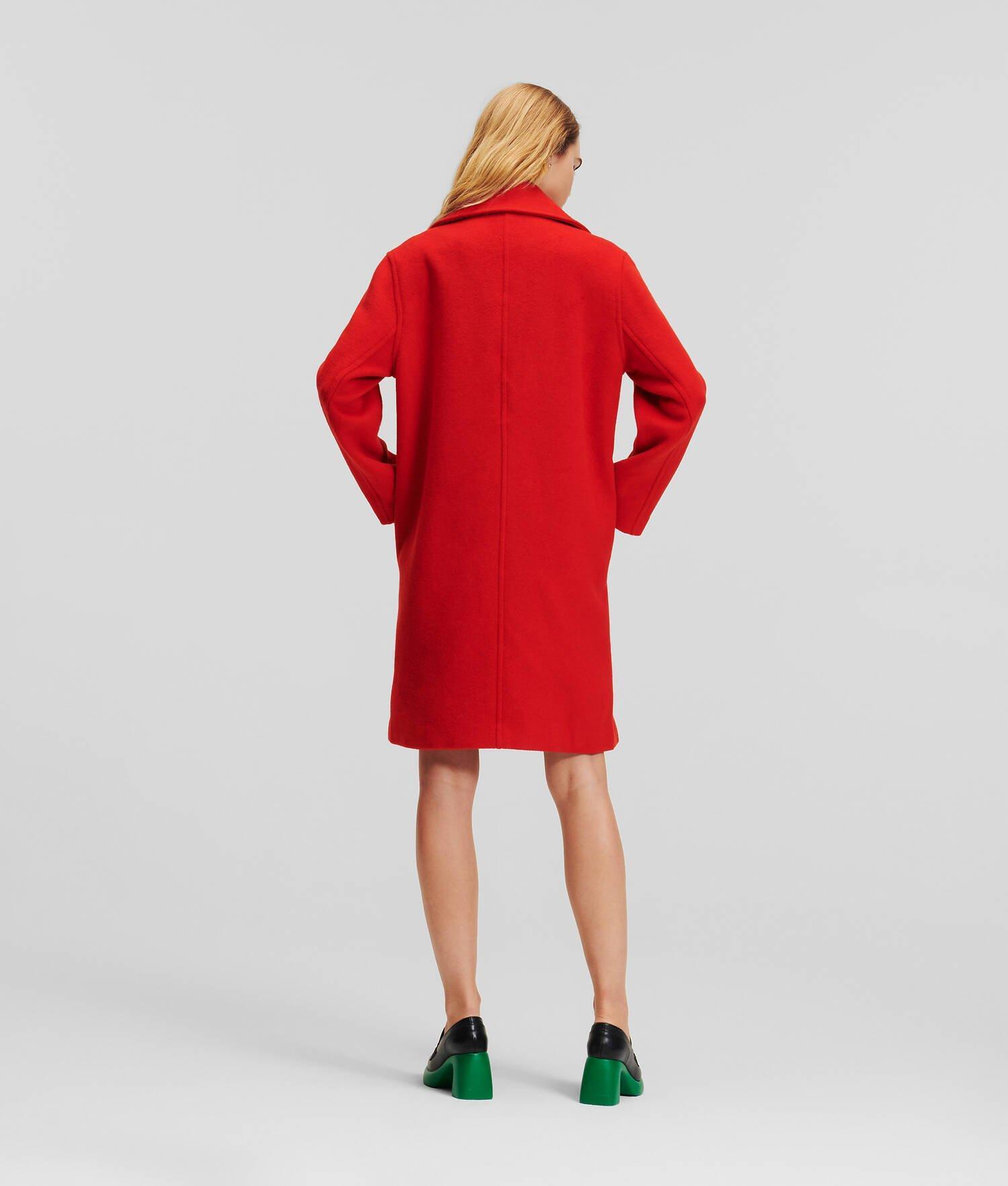 DOUBLE-BREASTED WOOL COAT Product Image