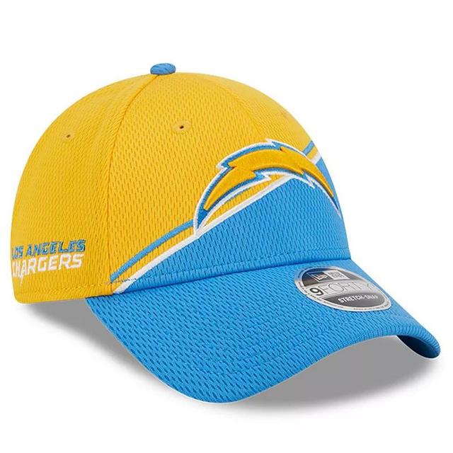 Mens New Era /Powder Blue Los Angeles Chargers 2023 Sideline 9FORTY Adjustable Hat Product Image