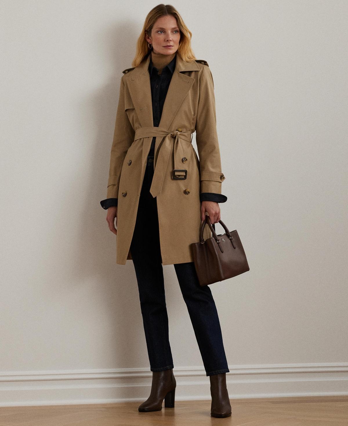 Lauren Ralph Lauren Womens Belted Water-Resistant Trench Coat product image