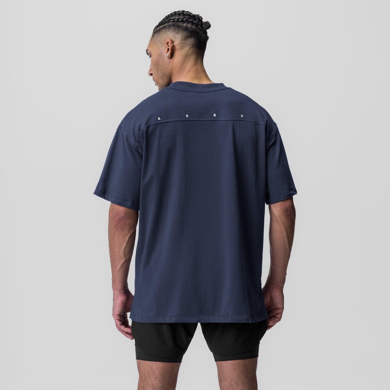 0824. Supima® Oversized Tee - Space Grey Product Image