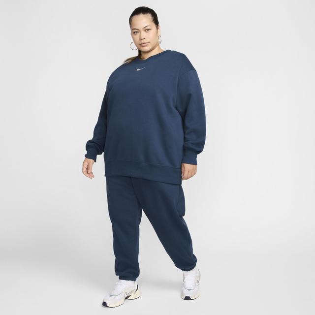 Womens Nike Sportswear Phoenix Fleece Oversized Crew-Neck Sweatshirt (Plus Size) Product Image