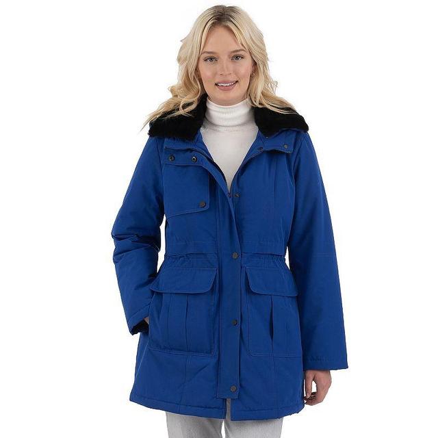 Womens Fleet Street Storm Weight Puffer Coat Blue Product Image