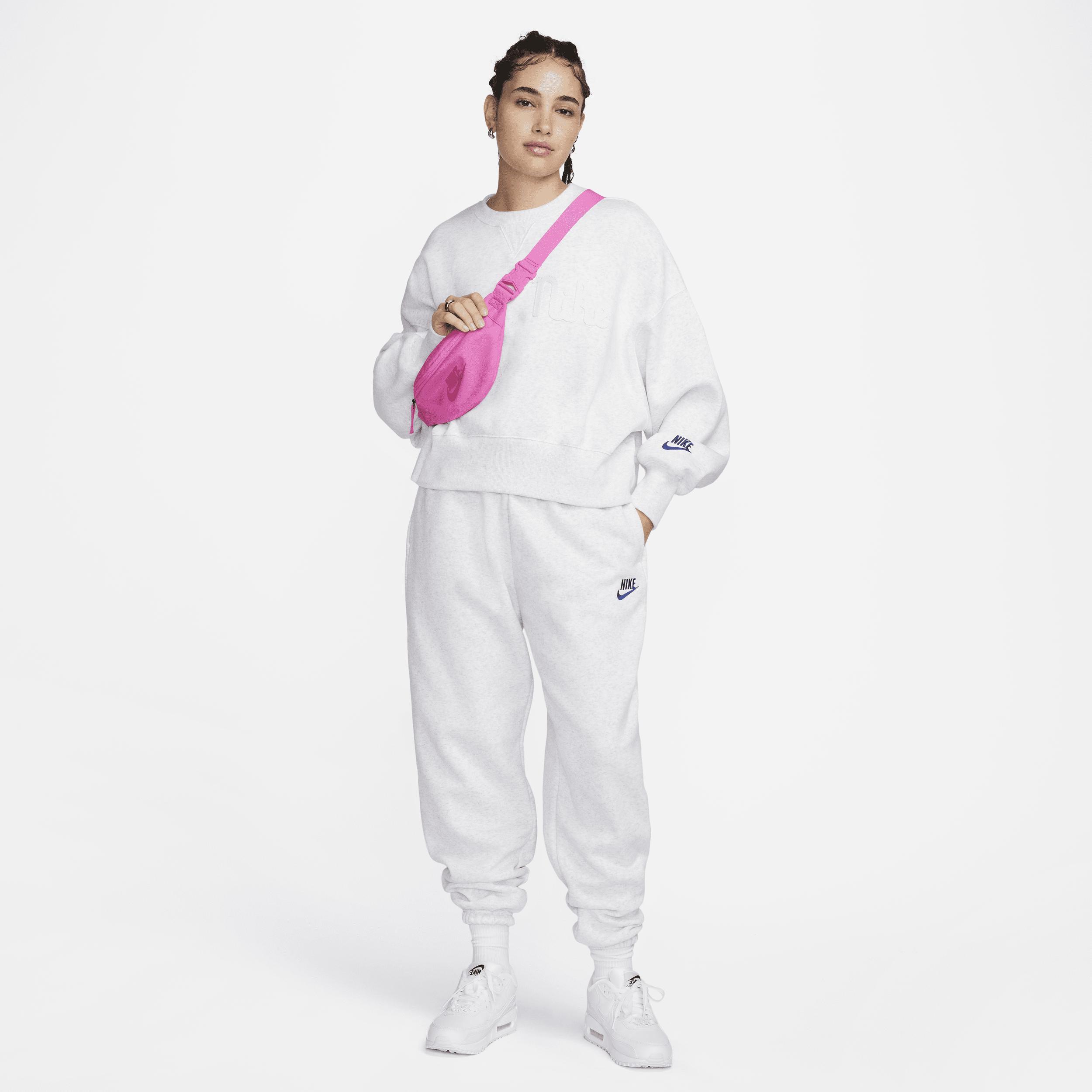 Nike Womens NSW Fleece OOS Crew - Birch/Sail Product Image