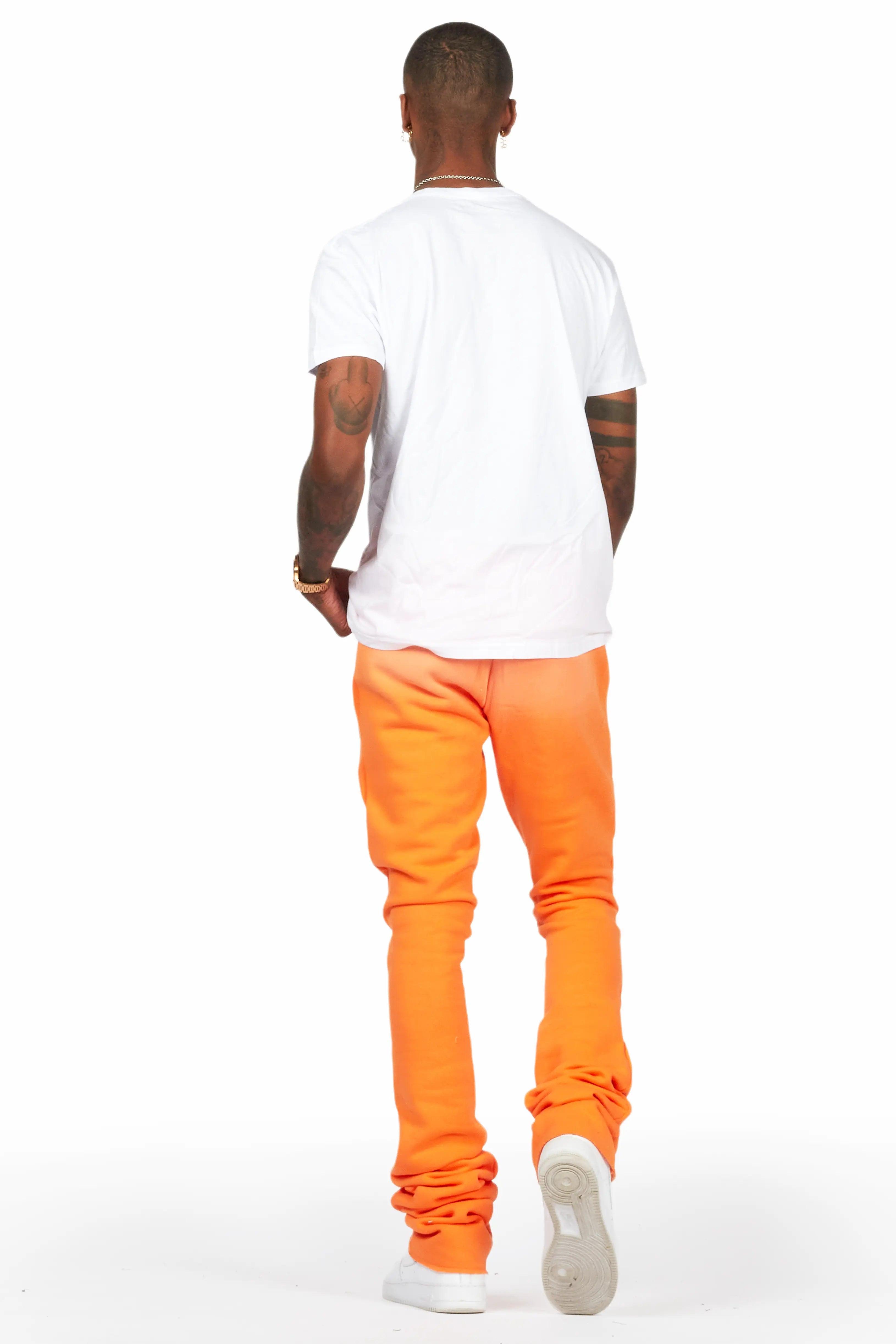 Mallor Orange T-Shirt/Super Stacked Track Set Male Product Image