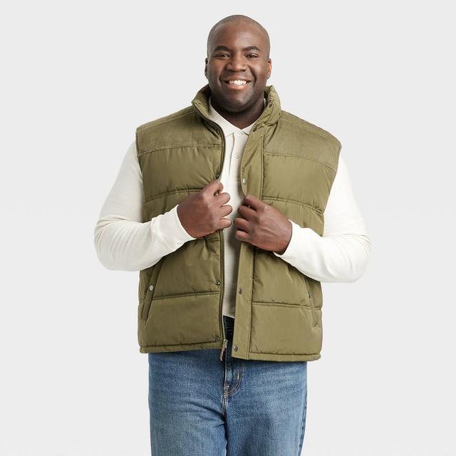 Mens Big & Tall Midweight Puffer Jacket - Goodfellow & Co 3XL Product Image