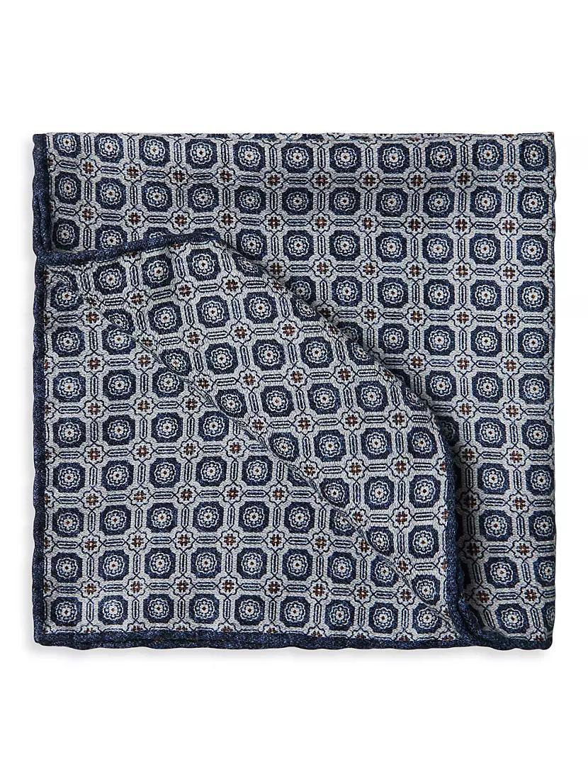 Silk Pocket Square with Pattern Product Image