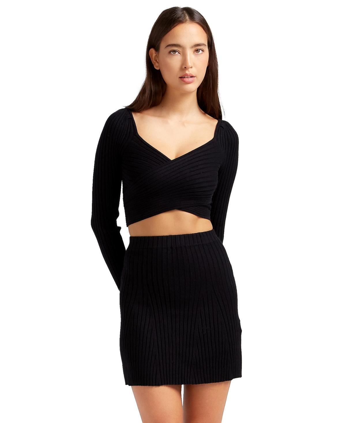 Women Belle & Bloom Cest Belle Knit Mini Skirt Product Image