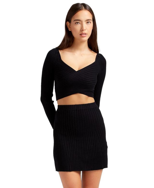 Women Belle & Bloom Cest Belle Knit Mini Skirt Product Image