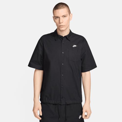 Nike Men's Club Short-Sleeve Oxford Button-Up Shirt Product Image