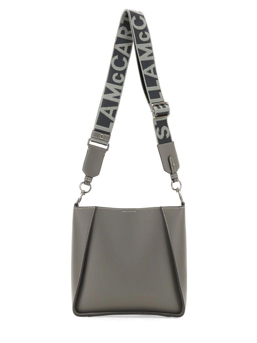 Grainy Mat Crossbody Bag In Gray Product Image