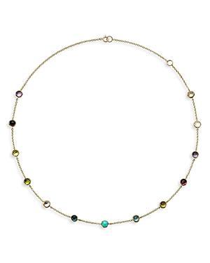 Ippolita Multicolored Gemstone Station Necklace Product Image