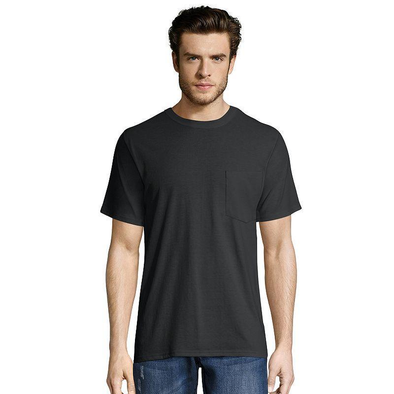 Mens Hanes Workwear 2-pack Pocket Tee Product Image