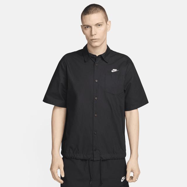 Nike Mens Nike Club Button-Up Short Sleeve Oxford - Mens Product Image