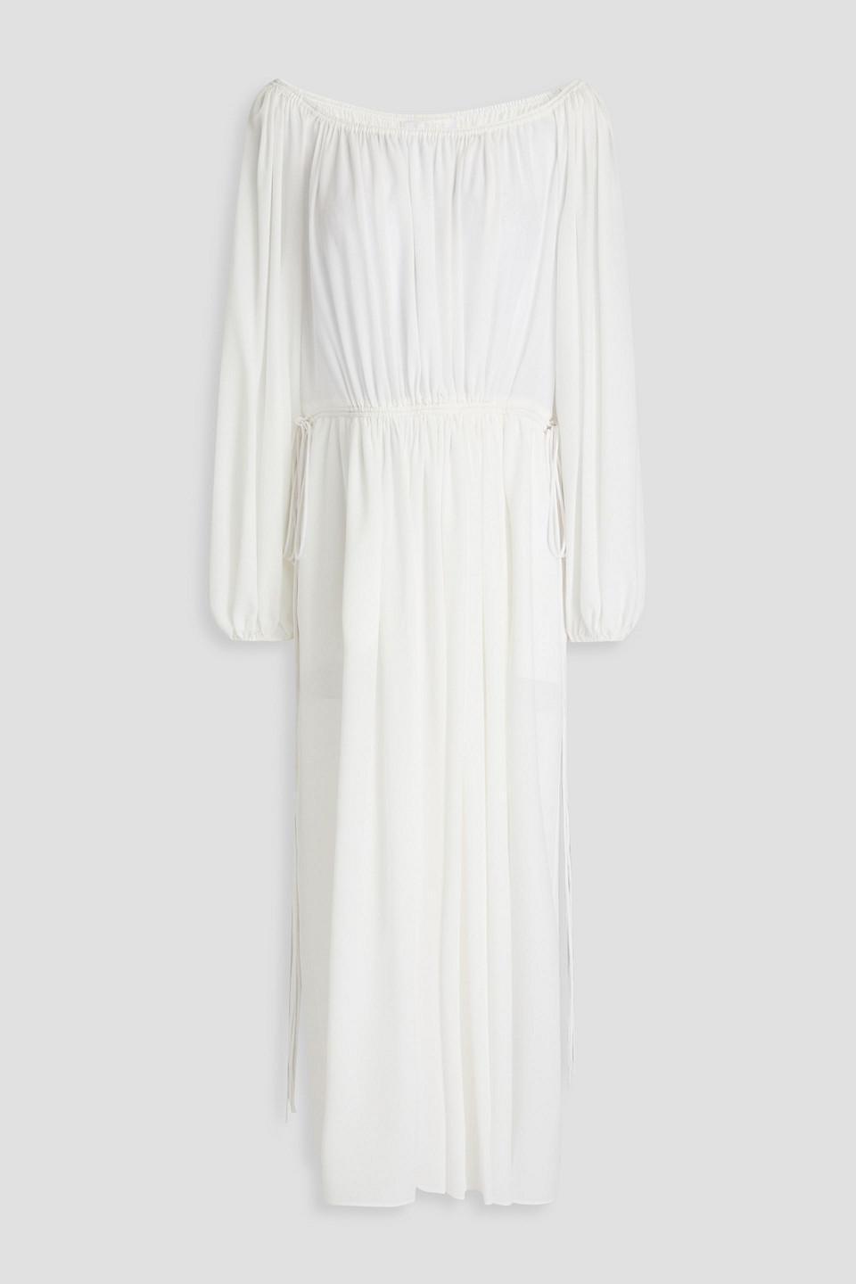 CHLOÉ Elegant White Silk Dress For Women Product Image