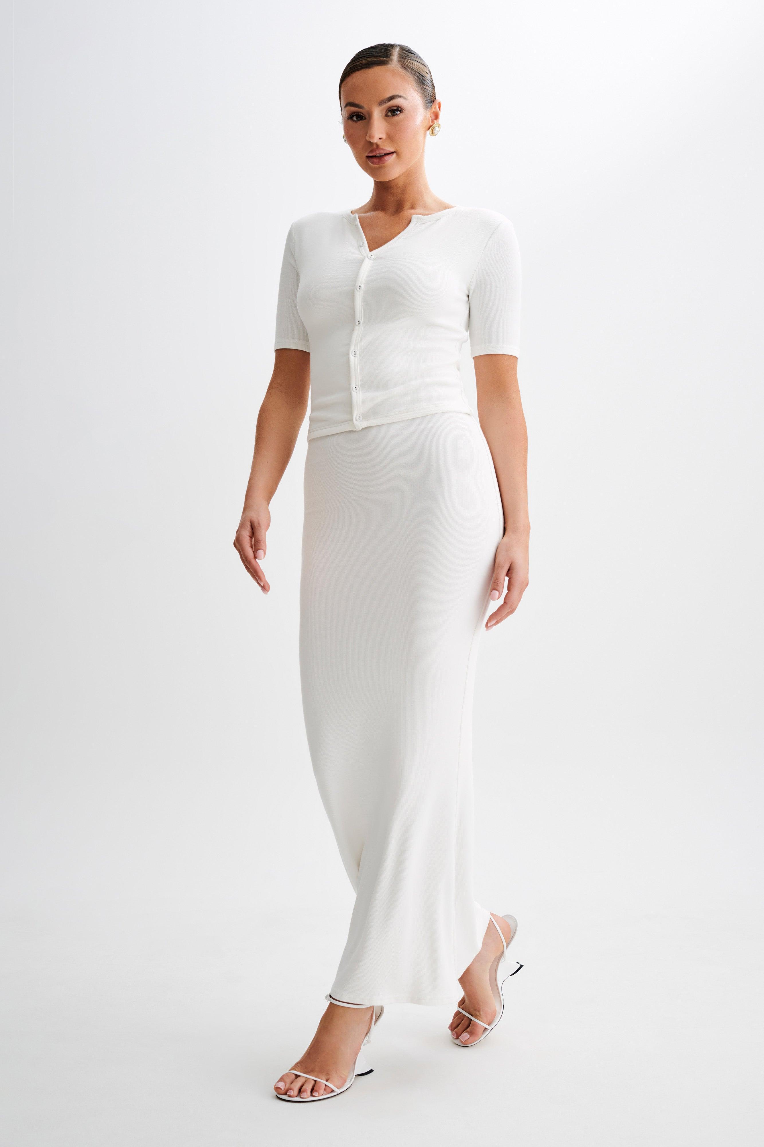 Jonah Modal Maxi Skirt - Ivory Product Image